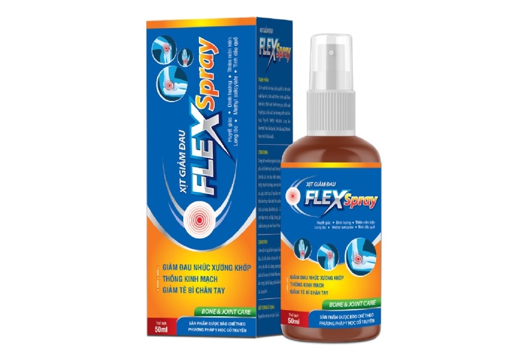 Xịt giảm đau Flex Spray được bào chế từ thảo dược nên rất lành tính