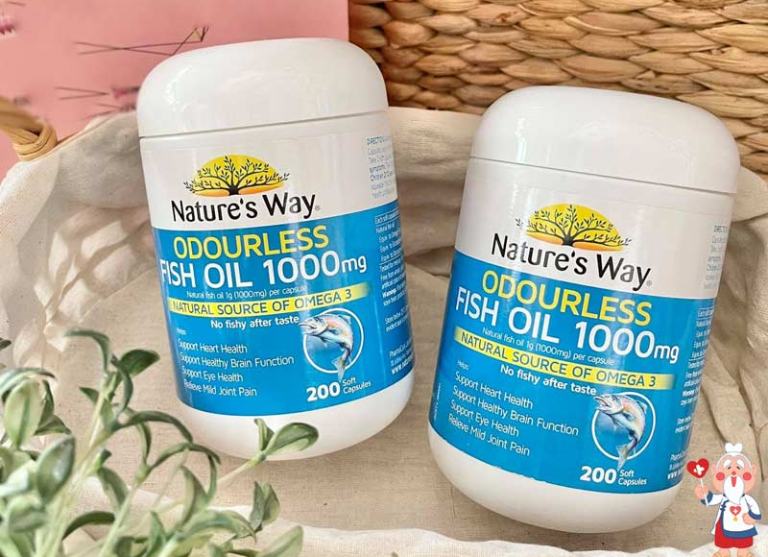 Nature’s Way Odourless Fish Oil là sản phẩm bổ sung DHA an toàn cho cơ thể