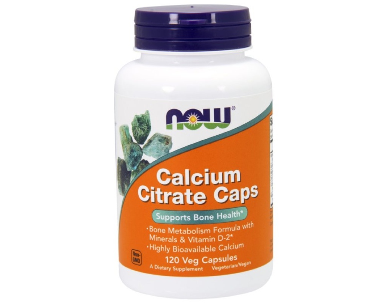 Tái tạo sụn khớp với viên uống Now Foods Calcium Citrate Caps của Mỹ