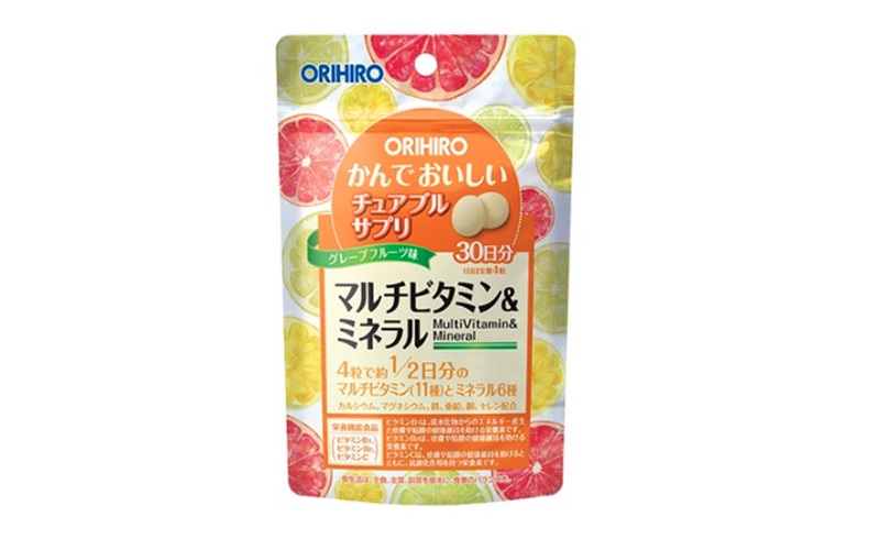 Kẹo nhai vitamin tổng hợp Orihiro cho bé