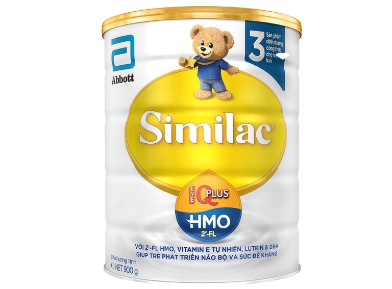 Bổ sung DHA cho bé thông qua sản phẩm bổ sung sữa Similac IQ Plus của Mỹ