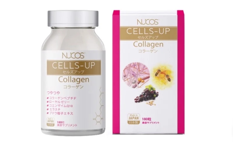 Trẻ hóa làn da bằng viên uống Nucos Cell-up Collagen của Nhật
