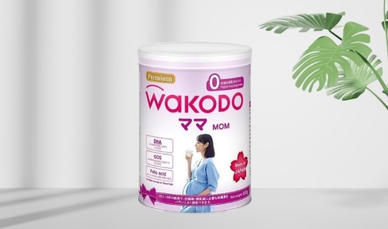 Wakodo Mom là dòng sữa bầu chứa hàm lượng DHA rất cao