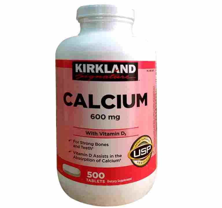 Canxi Kirkland Calcium 600mg + D3