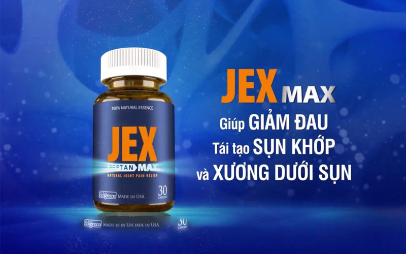 Jex Max hỗ trợ giảm đau nhức xương khớp 