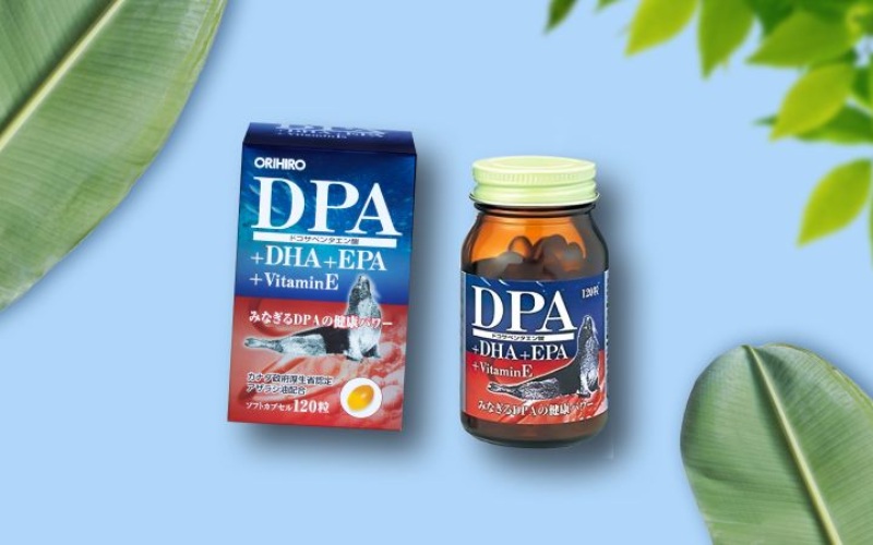 Viên uống bổ não DHA EPA Vitamin E của Orihiro