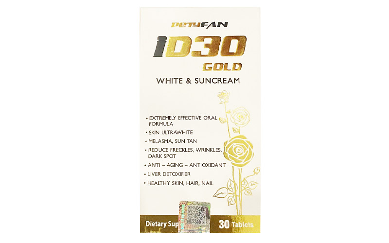 Viên Uống ID30 Gold White & Suncream 