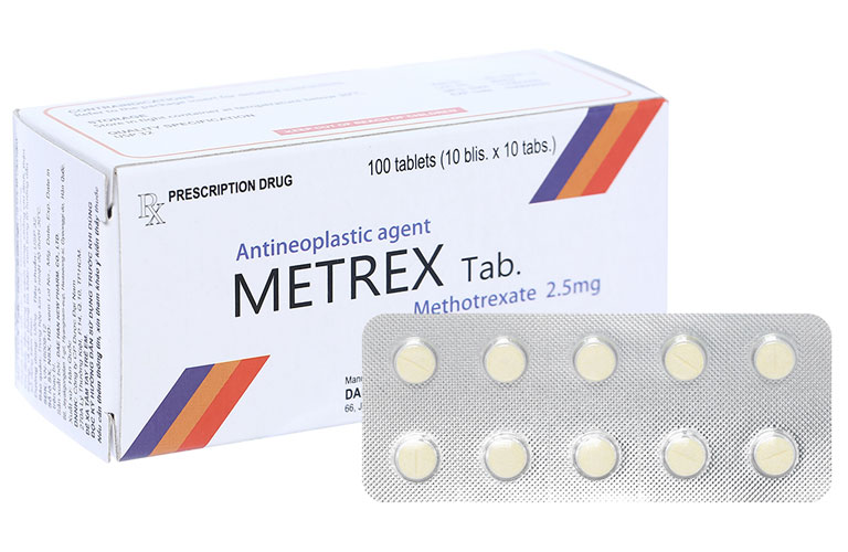 metrex tab 2.5 mg giá bao nhiêu