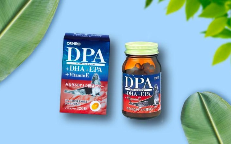 DHA EPA Vitamin E Orihiro tăng cường trí nhớ