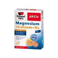 Doppelherz Magnesium + Calcium + D3 (30 Viên) Giúp Xương Chắc Khỏe