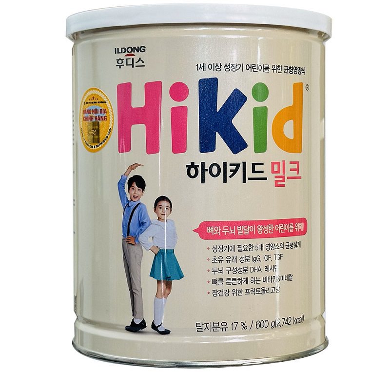 Sữa Hàn Quốc cho bé Hikid