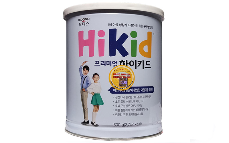 Sữa tăng chiều cao cho bé 3 tuổi Hikid Premium Hàn Quốc