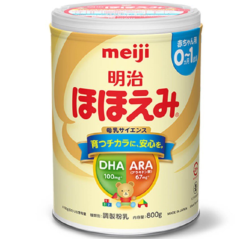 Sữa Meiji bổ sung canxi cho trẻ