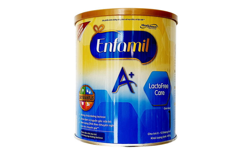 Enfamil A+ Lactofree Care thuộc thương hiệu sữa Enfa của Mỹ
