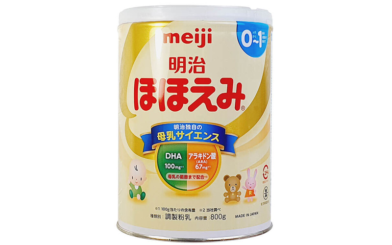 Sữa Meiji số 0 triển trí não cho bé 6-12 tháng