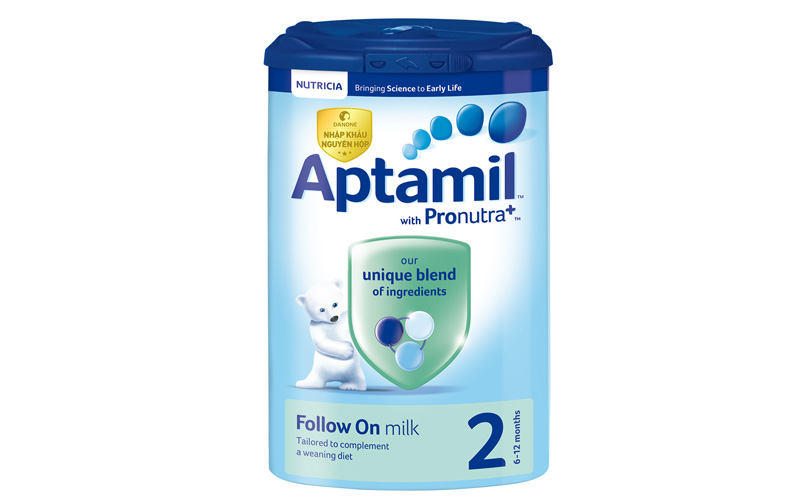 Sữa Aptamil Anh số 2 là sữa phát triển trí não cho bé 6-12 tháng được sản xuất bởi Danone