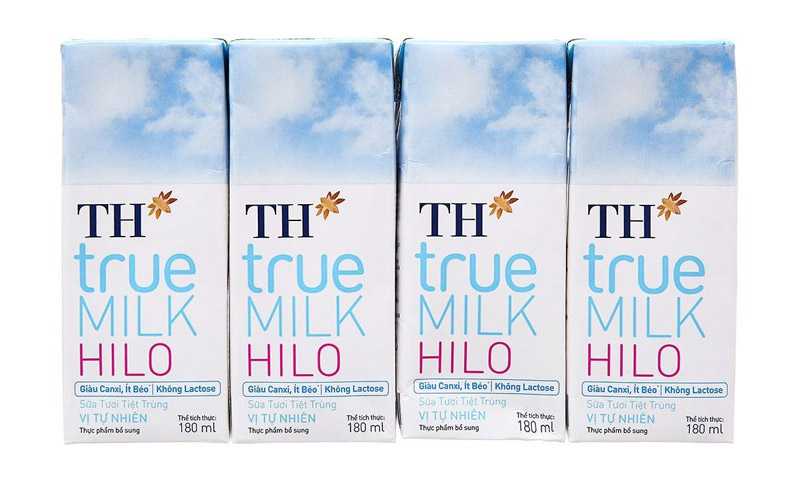 TH True Milk - Sữa tươi tiệt trùng cho bé 2 tuổi