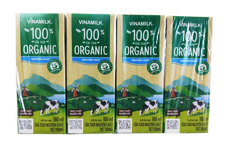 Sữa tươi Vinamilk Organic 100%