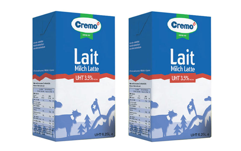 Sữa tươi tiệt trùng Cremo organic có xuất xứ từ Thụy Sĩ