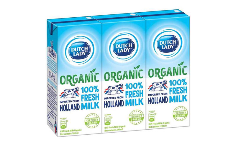 Sữa tươi organic thương hiệu Cô Gái Hà Lan