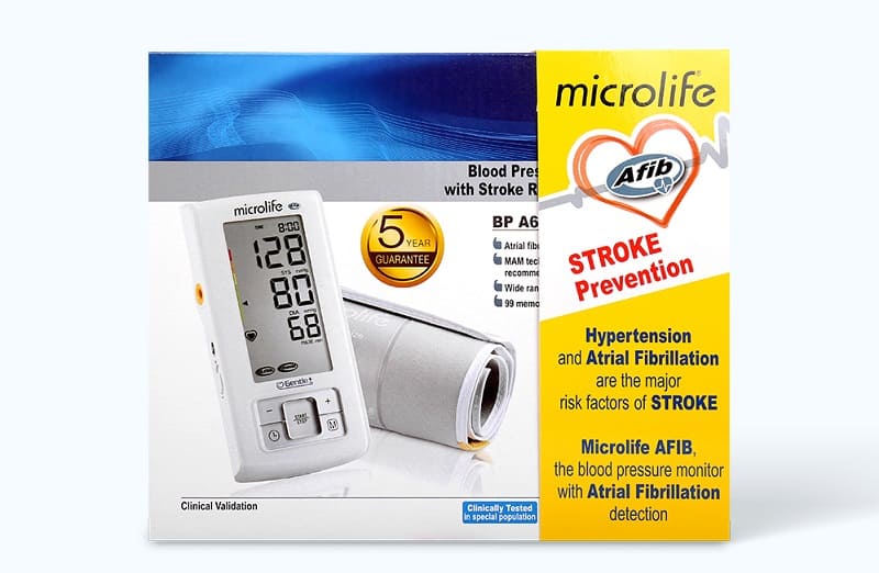 Thiết bị máy đo huyết áp bắp tay tự động Microlife BP A6 Basic