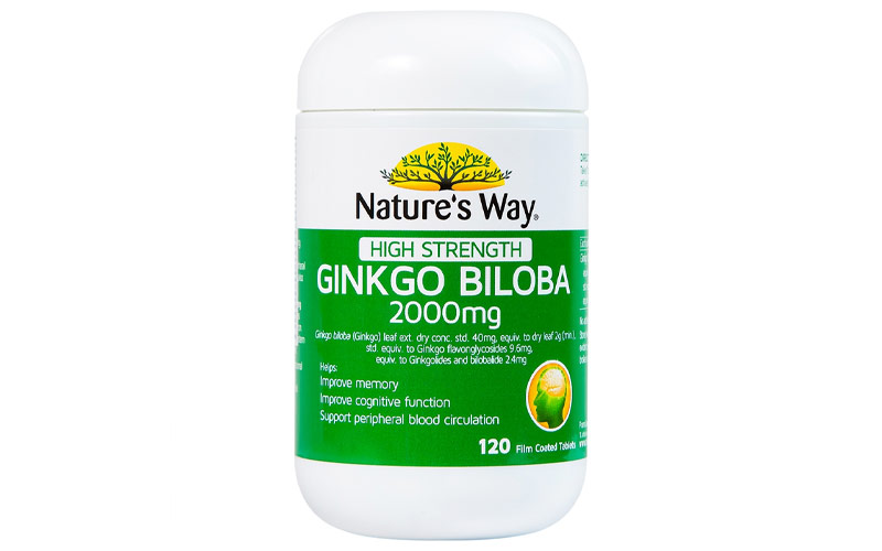 Bổ Não Nature’s Way Ginkgo Biloba