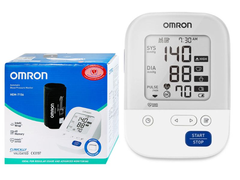 Công dụng của máy đo huyết áp Omron HEM-7156