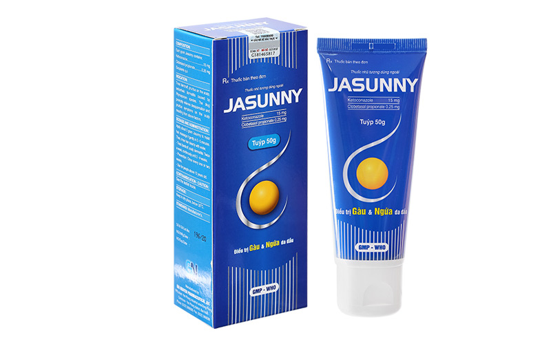 Jasunny là dầu gội được biết đến với công dụng trị gàu ngứa do nấm, viêm da bã nhờn da đầu