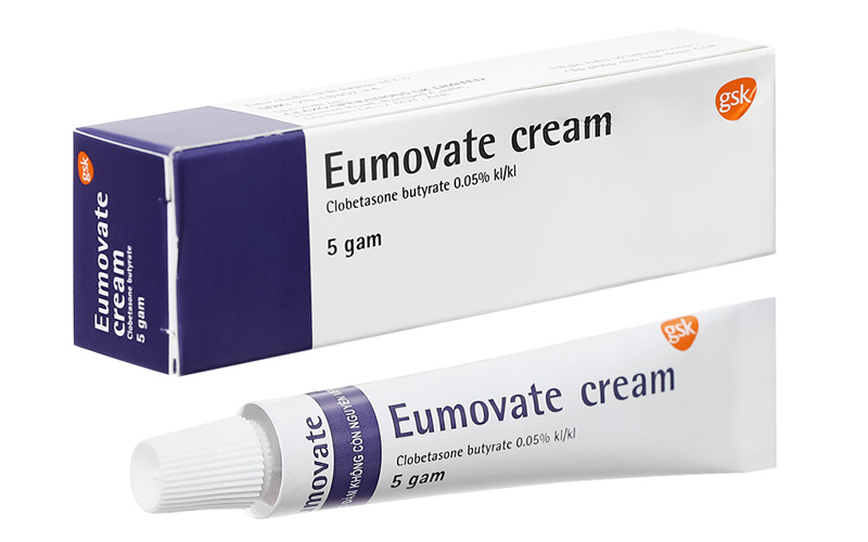 Thuốc bôi ngứa cho trẻ em Eumovate Cream